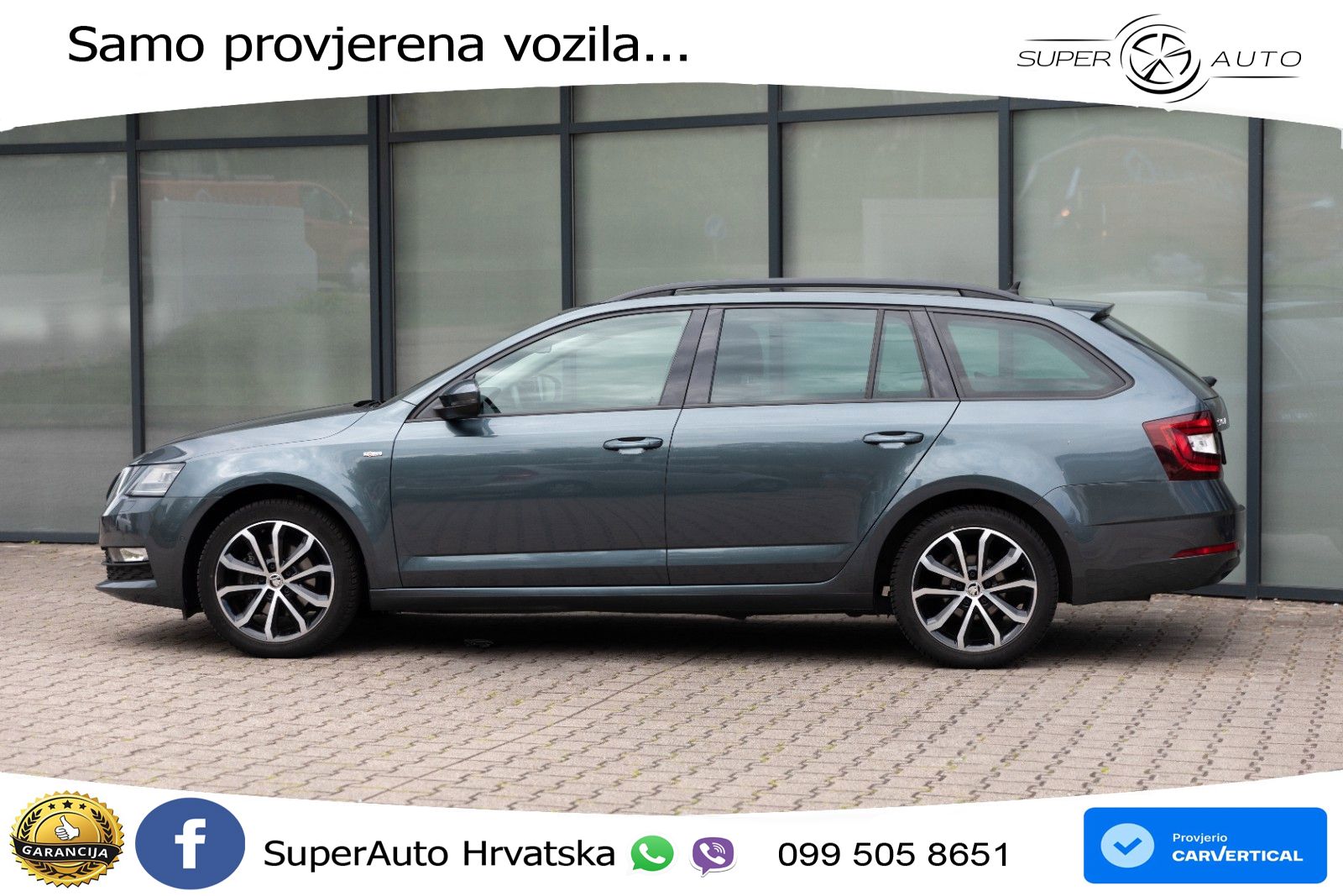 Škoda Octavia Combi 2.0 TDI (150 KS) DSG LED+GR SJED+ACC