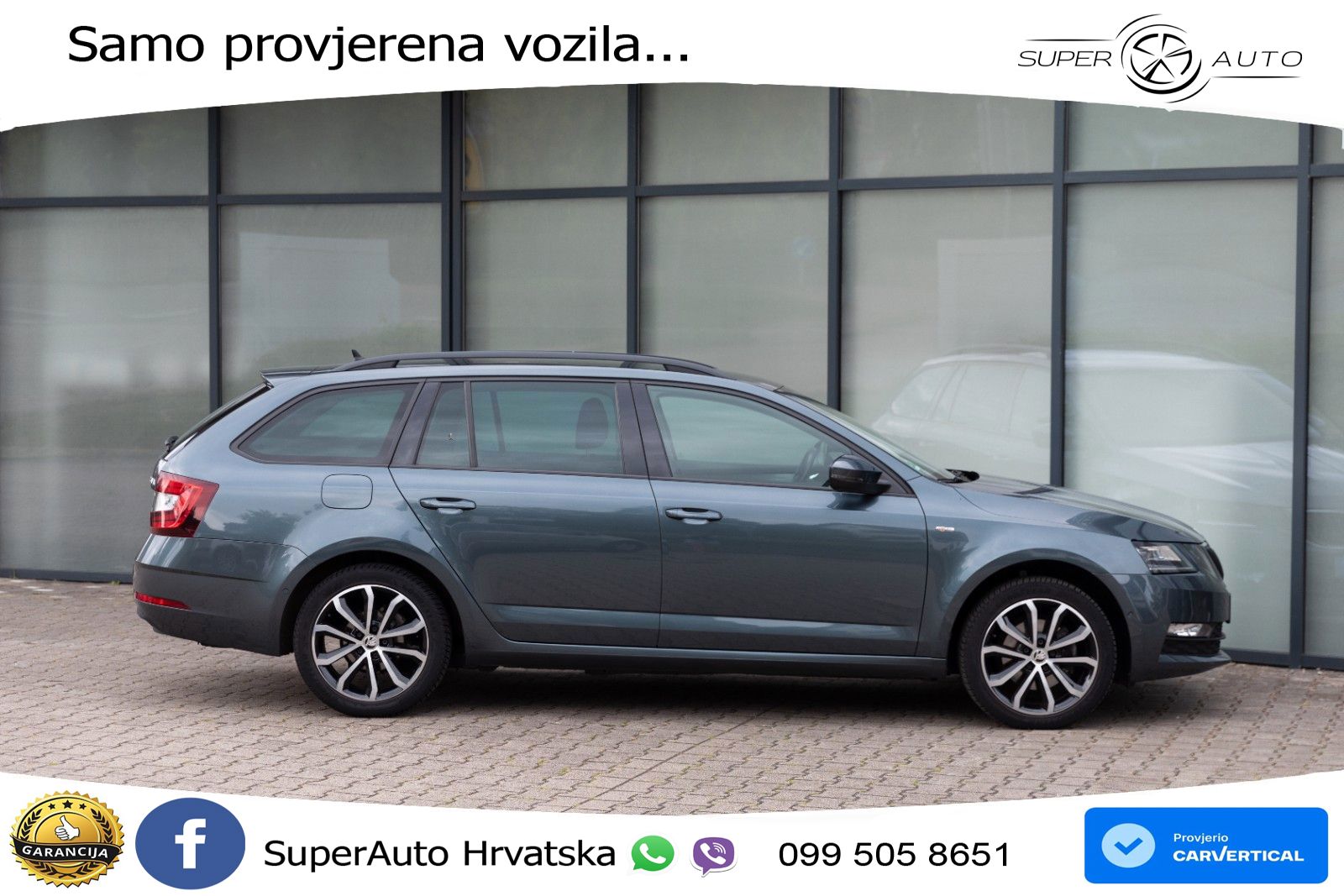 Škoda Octavia Combi 2.0 TDI (150 KS) DSG LED+GR SJED+ACC