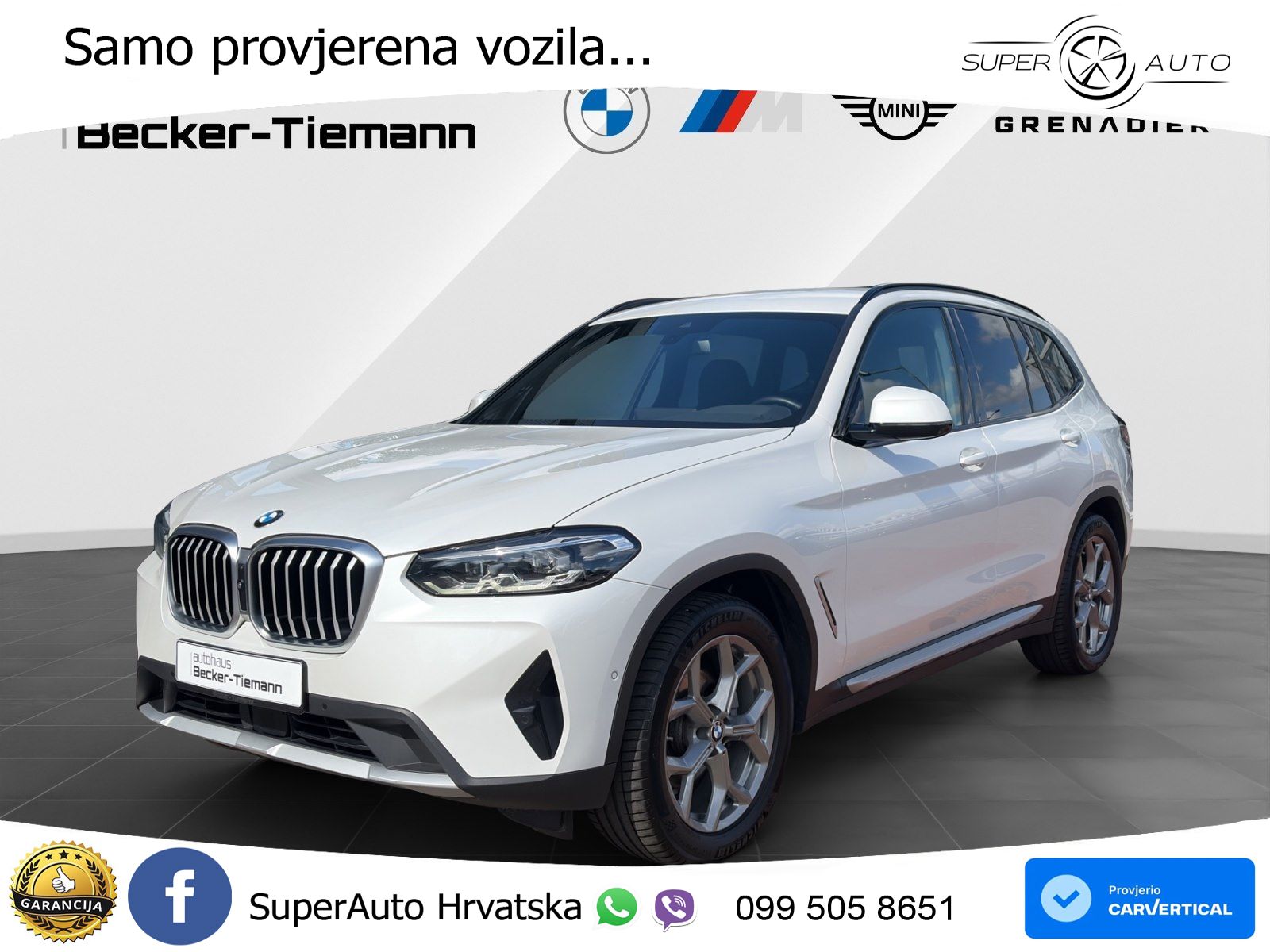 BMW X3 20d xDrive Steptronic LED+GR SJED+ACC