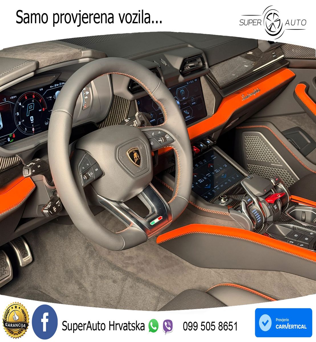 Lamborghini Urus SE 4.0 V8 (800 KS) 4WD Automatic LED+GR SJED+ACC
