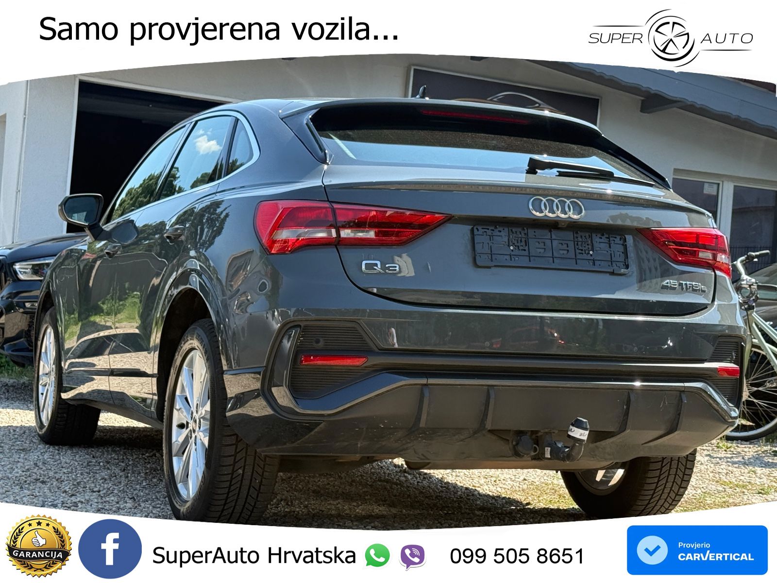 Audi Q3 Sportback 45 TFSIe (245 KS) S tronic S line