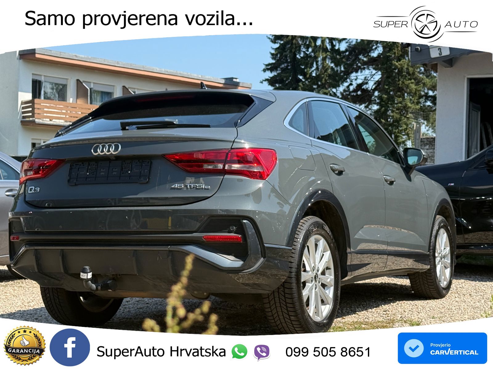 Audi Q3 Sportback 45 TFSIe (245 KS) S tronic S line