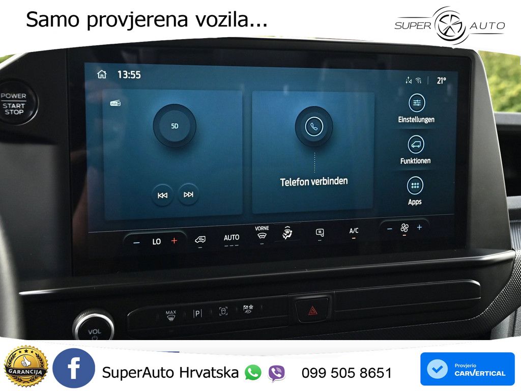 Ford Transit Custom 280L1 Trend KLIMA SYNC AHK LED 110 KS