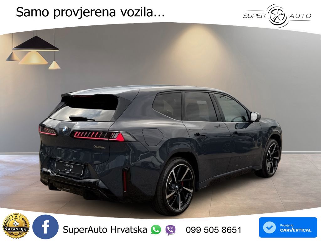 BMW iX3 50 108.7 kWh (469 KS) xDrive M Sport LED+GR SJED+ACC