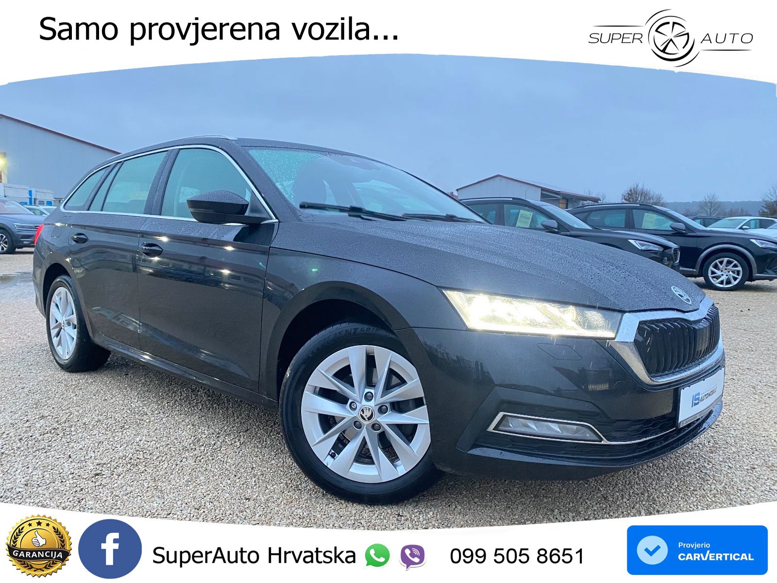 Škoda Octavia Combi 2.0 TDI (150 KS) DSG LED+GR SJED+ACC