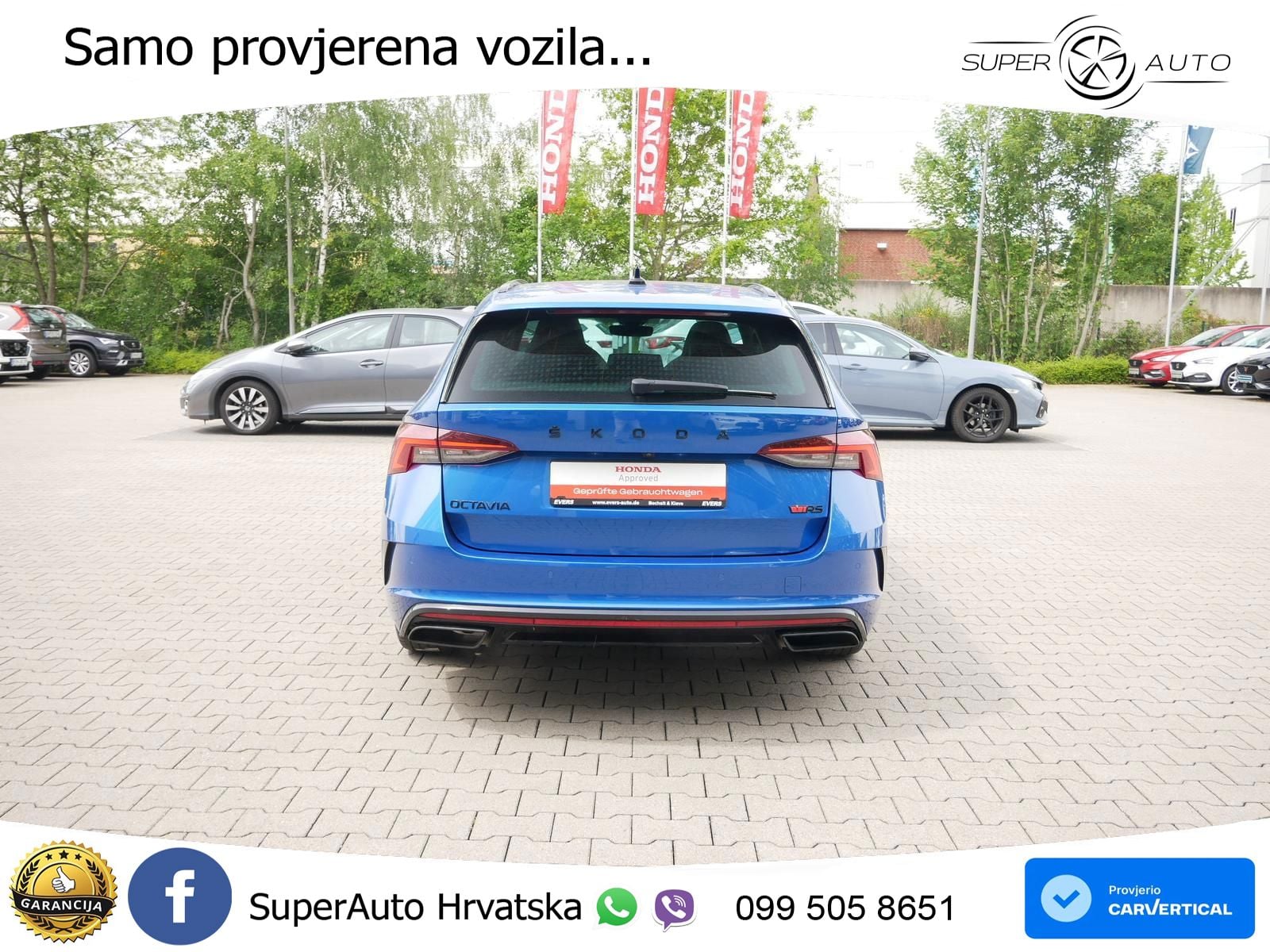 Škoda Octavia Combi RS 2.0 TDI (200 KS) DSG LED+GR SJED+ACC