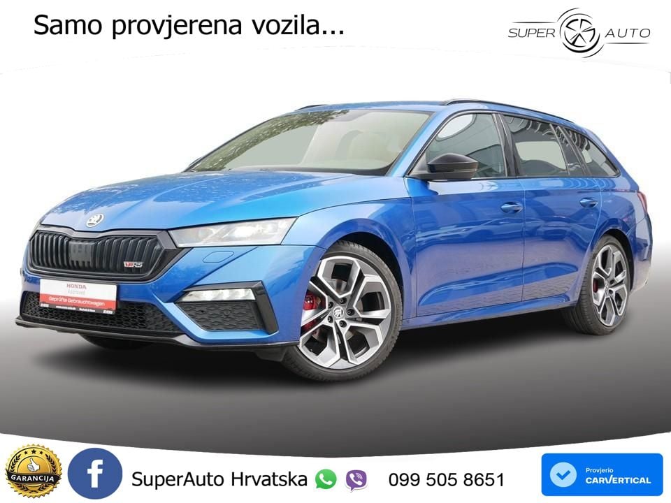 Škoda Octavia Combi RS 2.0 TDI (200 KS) DSG LED+GR SJED+ACC