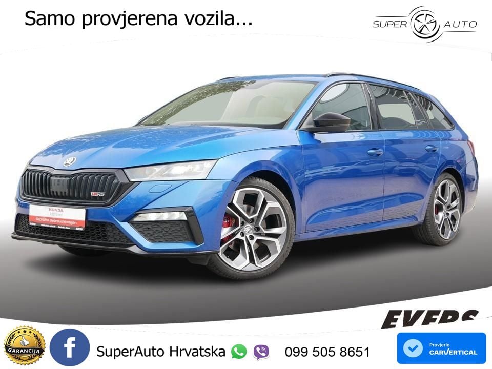 Škoda Octavia Combi RS 2.0 TDI (200 KS) DSG LED+GR SJED+ACC