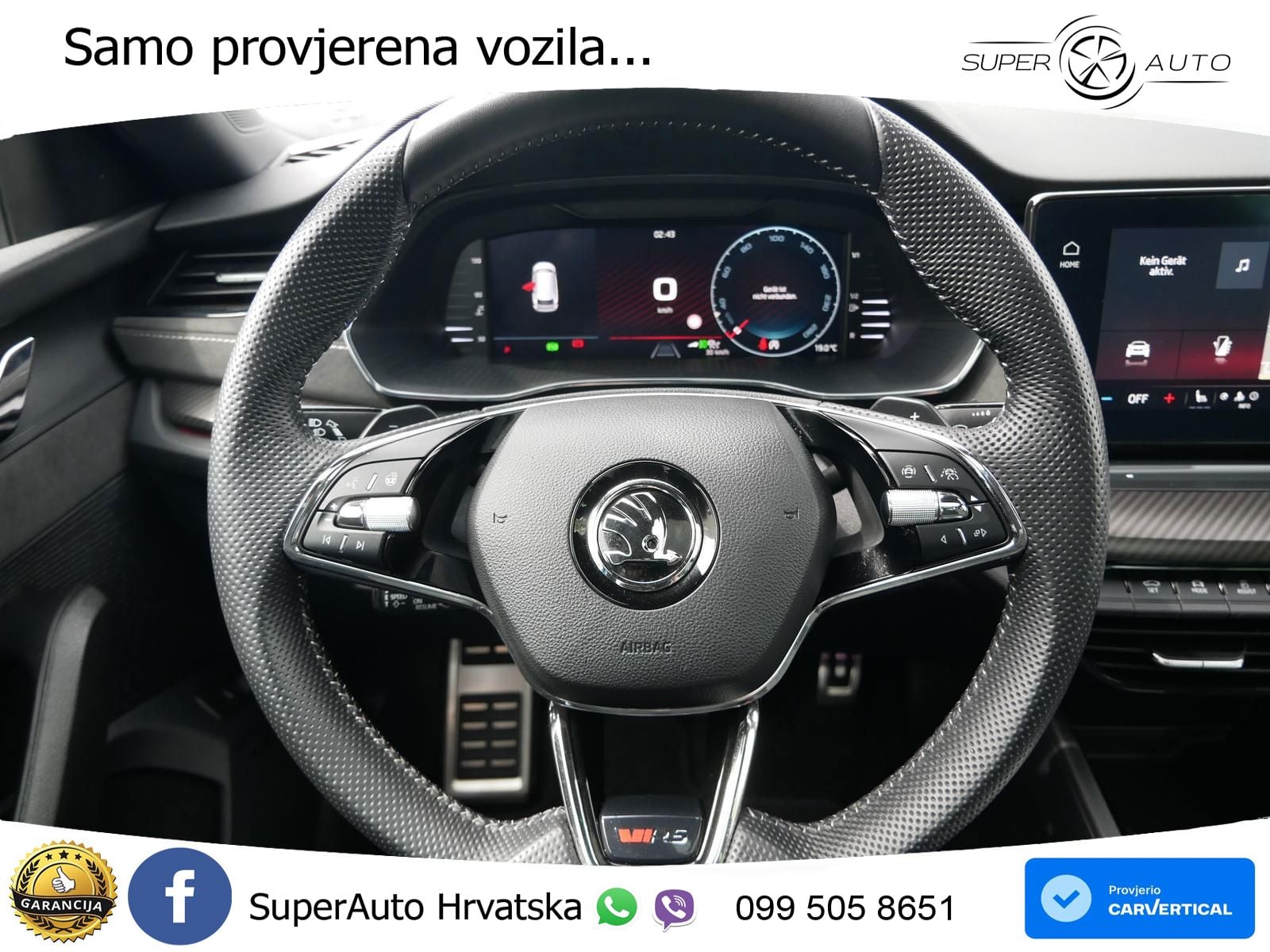 Škoda Octavia Combi RS 2.0 TDI (200 KS) DSG LED+GR SJED+ACC