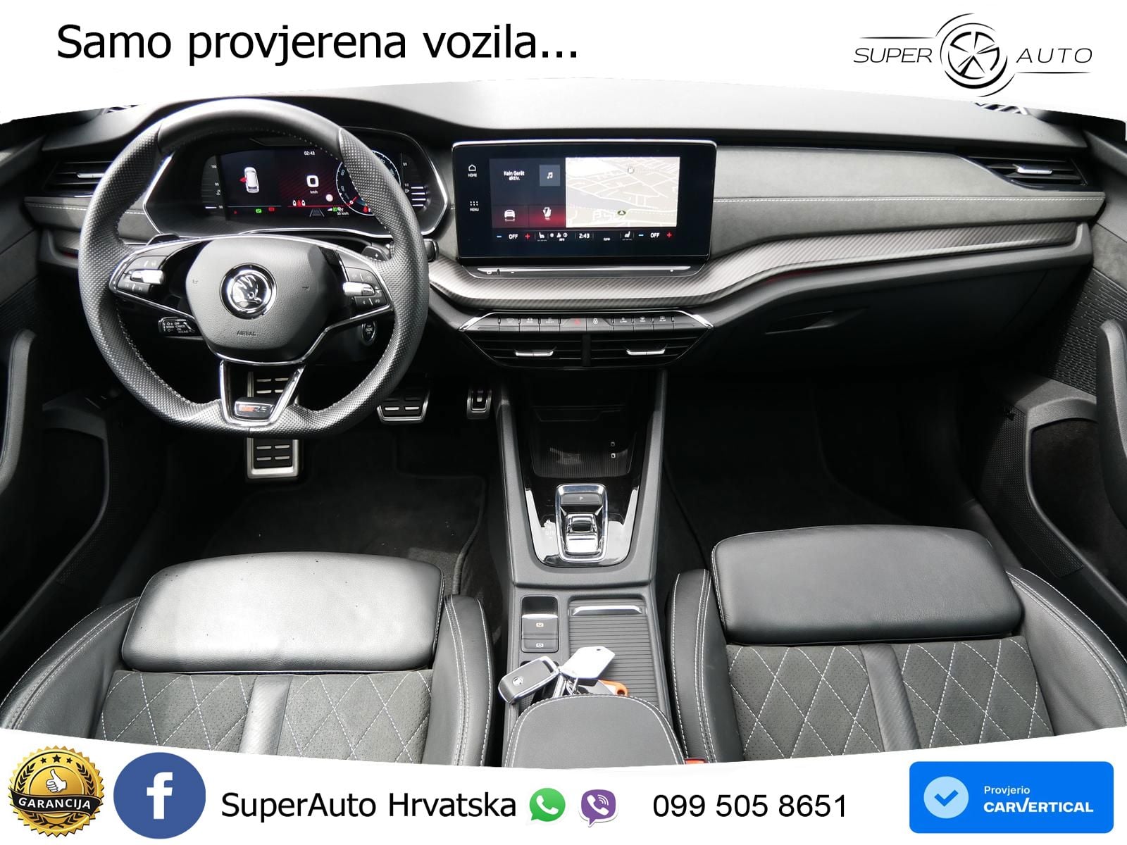 Škoda Octavia Combi RS 2.0 TDI (200 KS) DSG LED+GR SJED+ACC