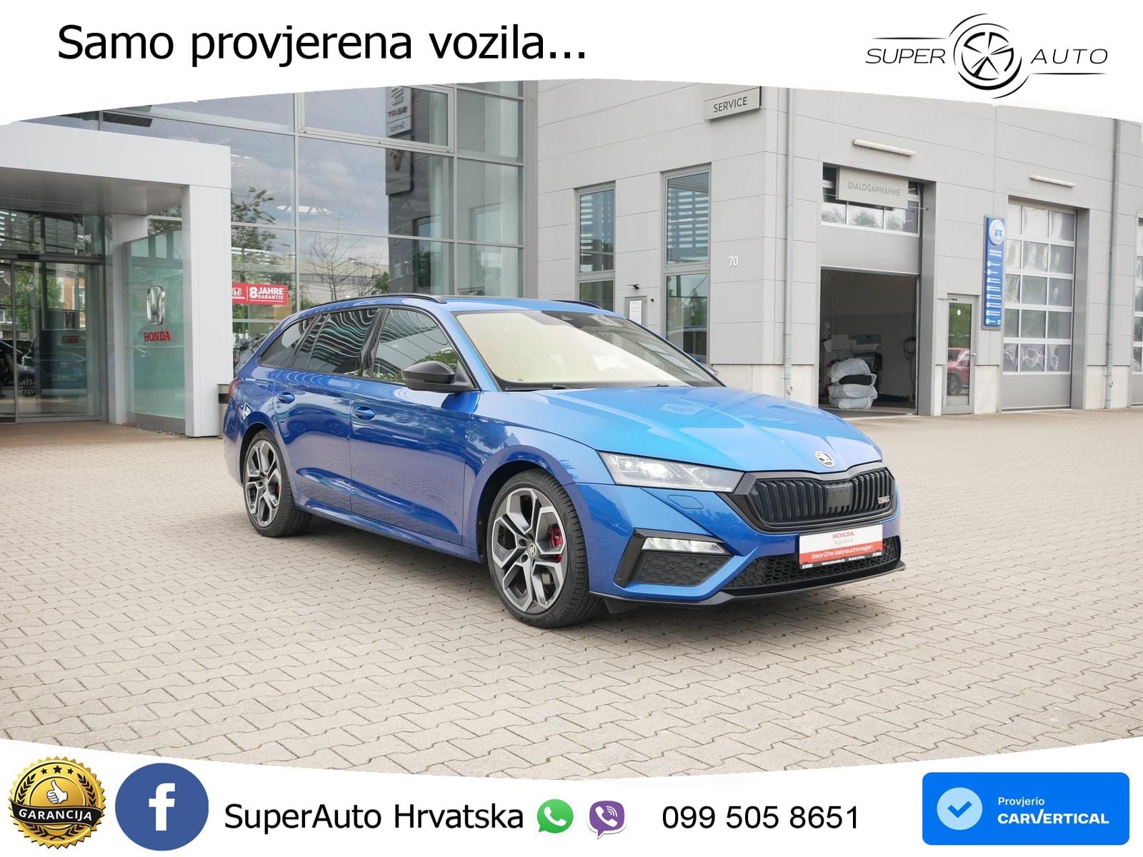 Škoda Octavia Combi RS 2.0 TDI (200 KS) DSG LED+GR SJED+ACC