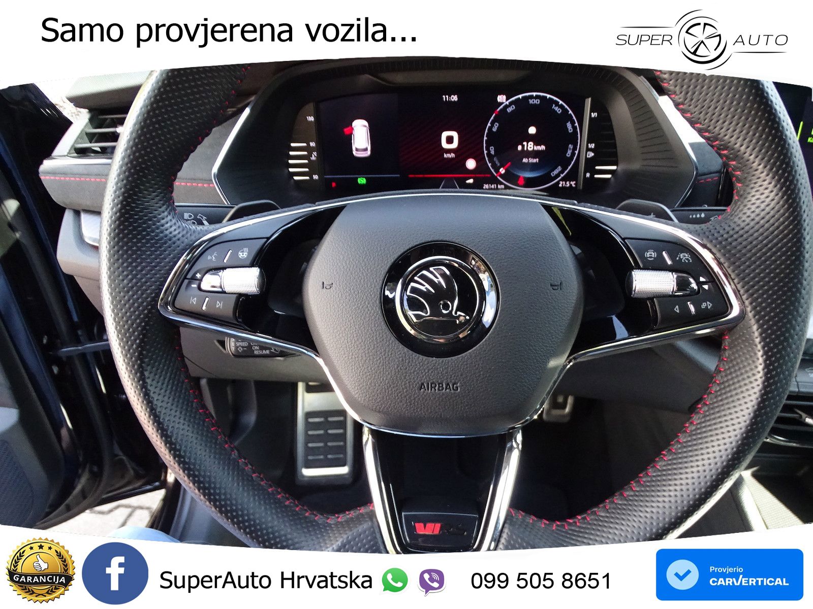 Škoda Octavia Combi RS 2.0 TSI (245 KS) DSG LED+GR SJED+ACC