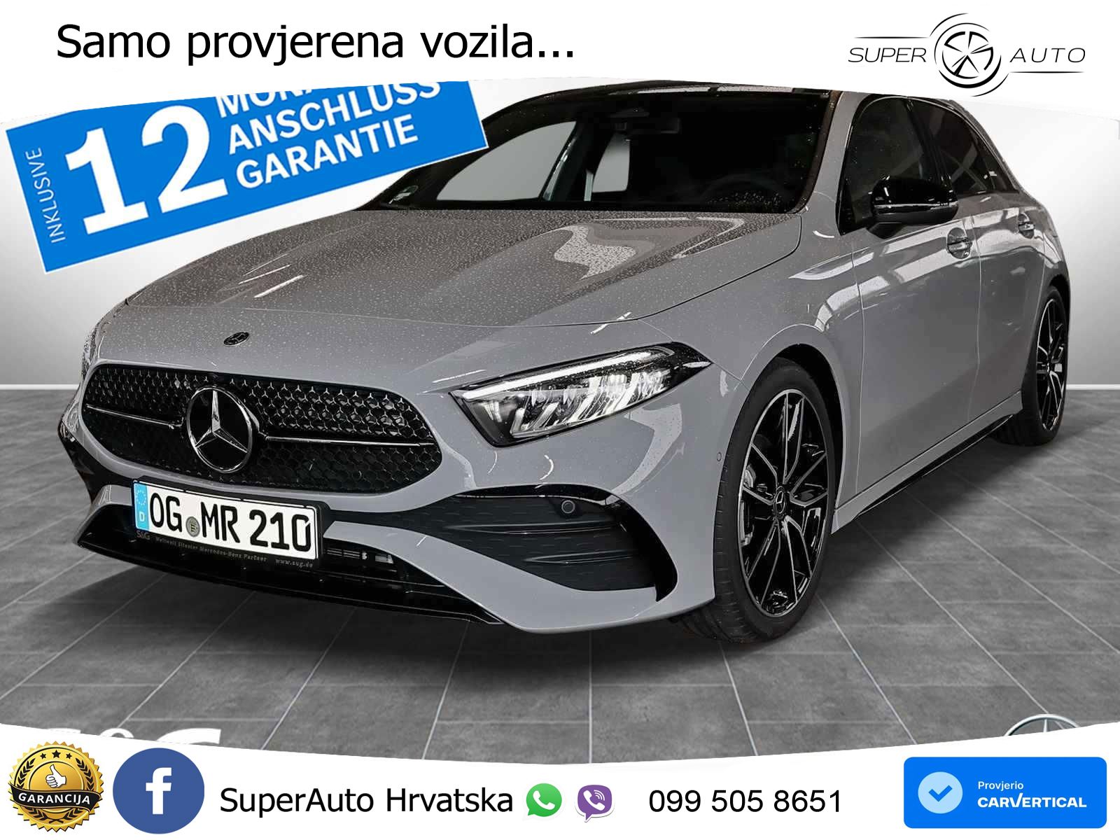 Mercedes-Benz A 200 7G-DCT AMG LED+GR SJED+ACC