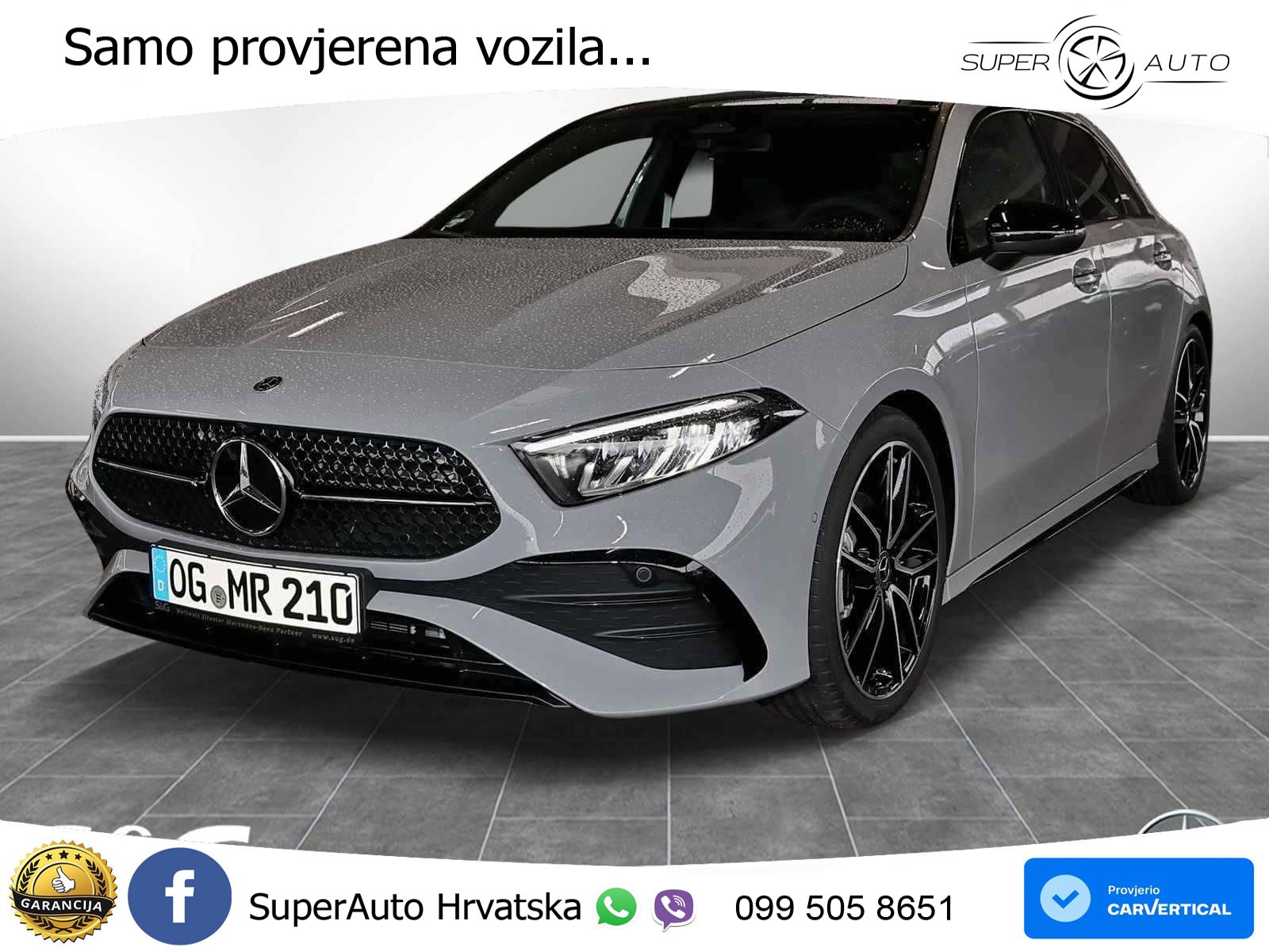Mercedes-Benz A 200 7G-DCT AMG LED+GR SJED+ACC