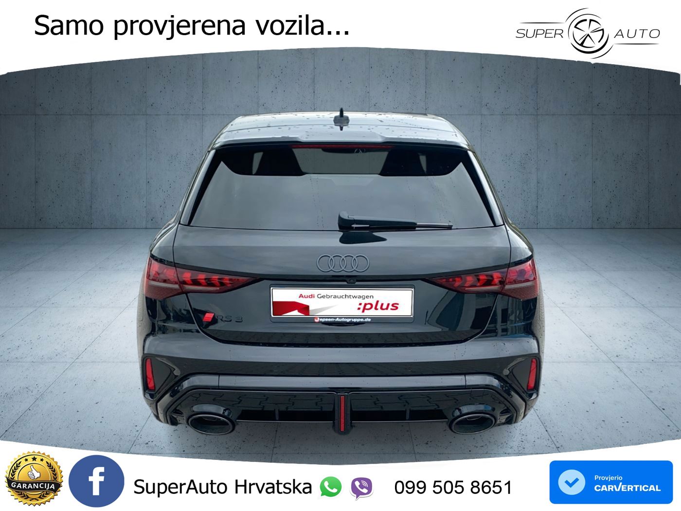 Audi RS3 Sedan 2.5 TFSI (400 KS) quattro S tronic LED+GR SJED+ACC