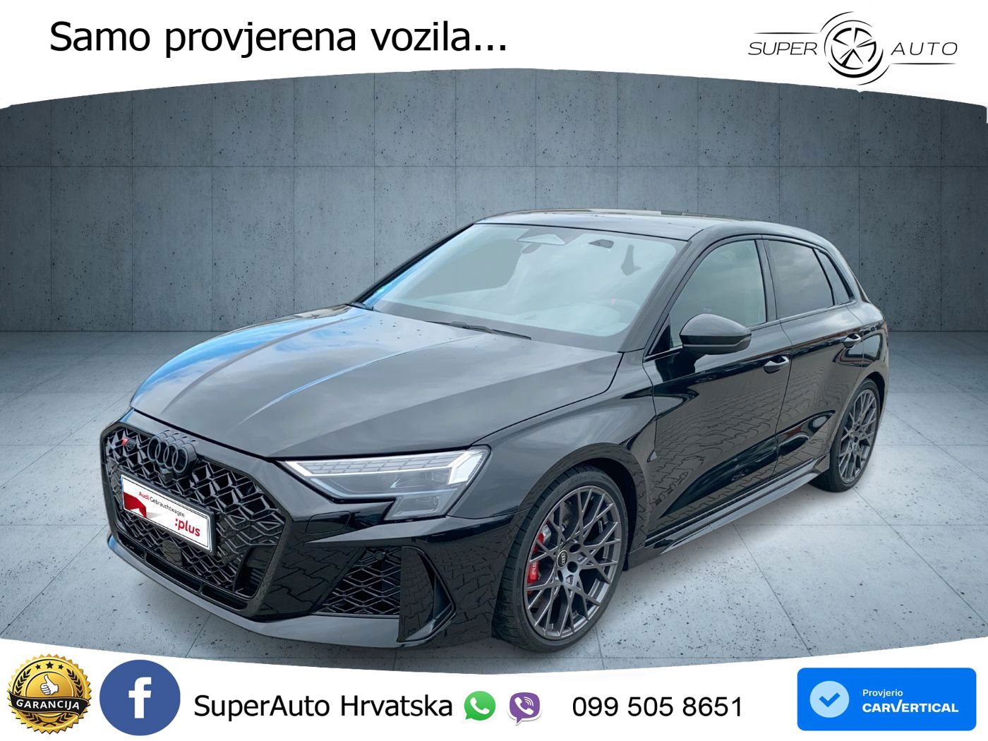 Audi RS3 Sedan 2.5 TFSI (400 KS) quattro S tronic LED+GR SJED+ACC