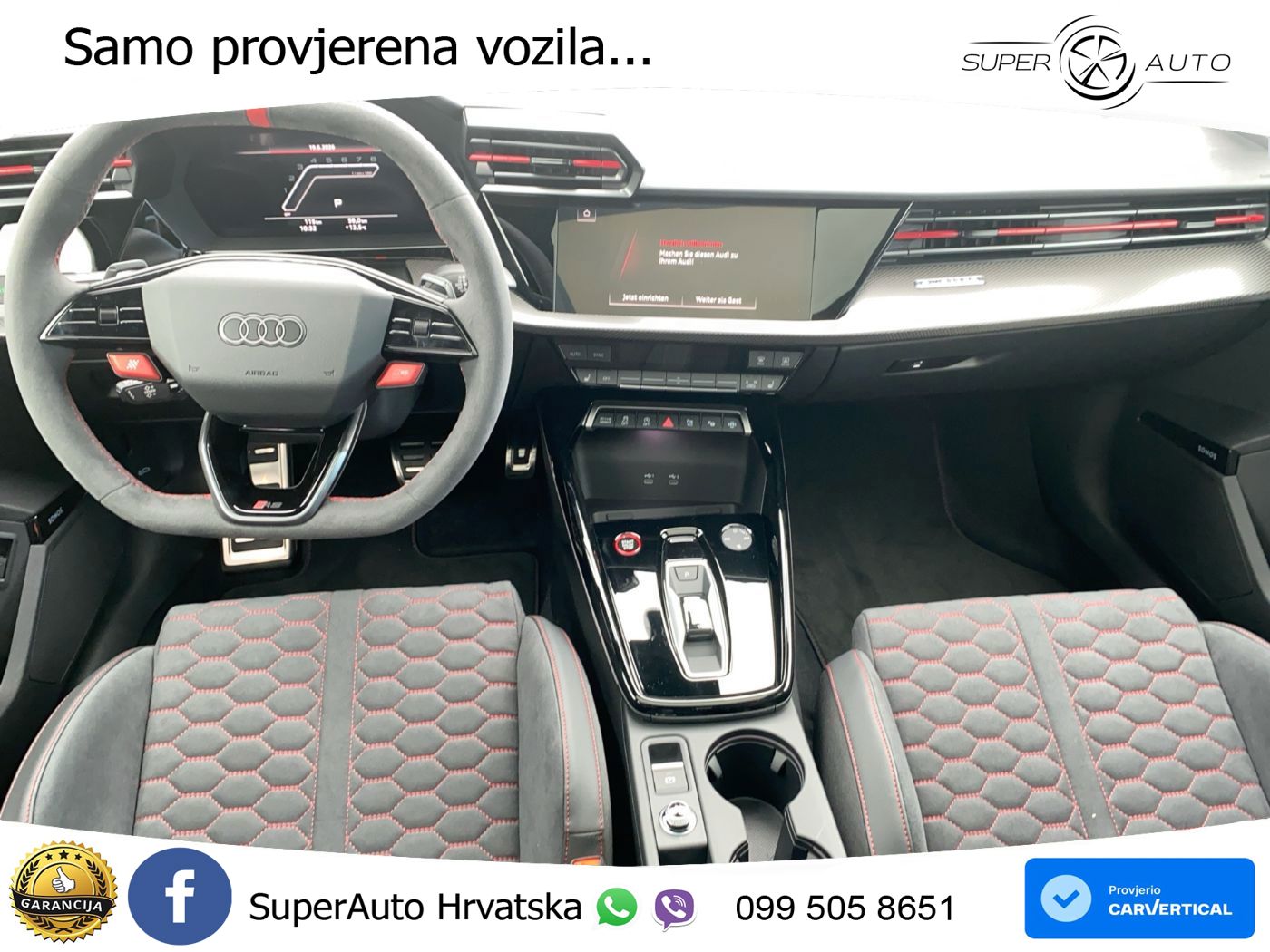 Audi RS3 Sedan 2.5 TFSI (400 KS) quattro S tronic LED+GR SJED+ACC