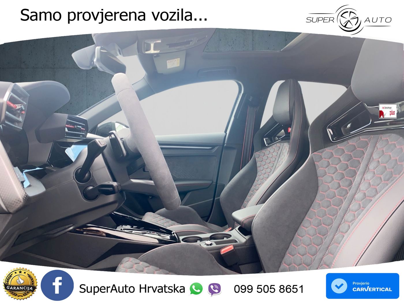 Audi RS3 Sedan 2.5 TFSI (400 KS) quattro S tronic LED+GR SJED+ACC