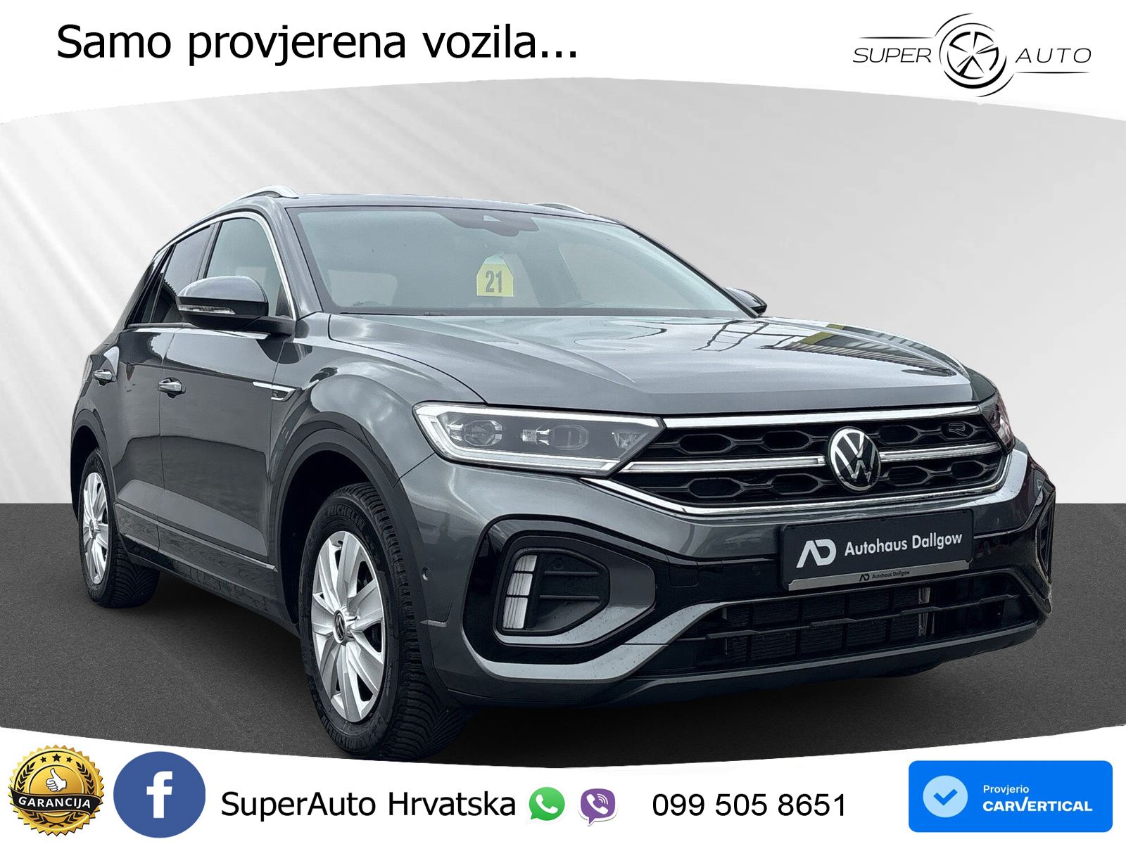 Volkswagen T-Roc I 2.0 TDI (150 KS) DSG LED+GR SJED+ACC