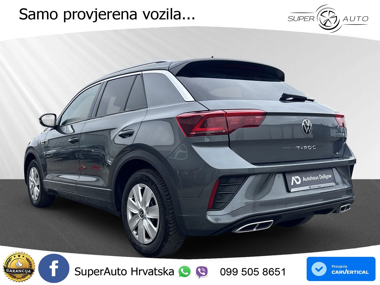 Volkswagen T-Roc I 2.0 TDI (150 KS) DSG LED+GR SJED+ACC