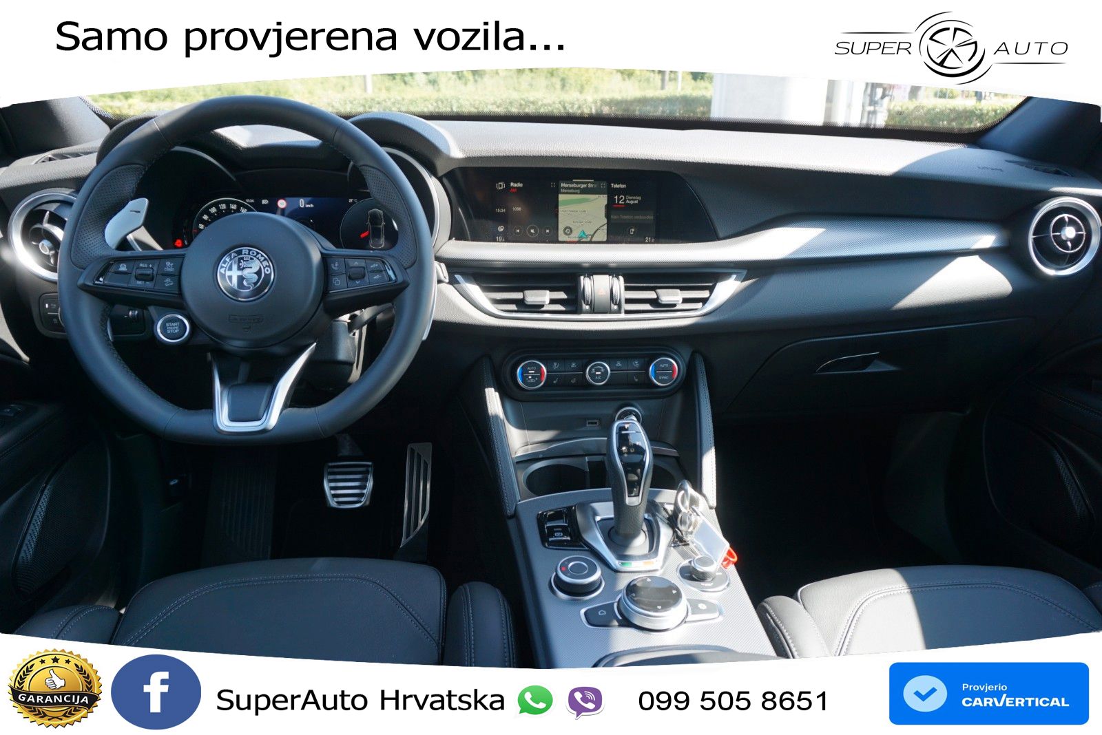 Alfa Romeo Stelvio 2.2 MultiJet II (210 KS) Q4 Automatic LED+GR SJED+ACC