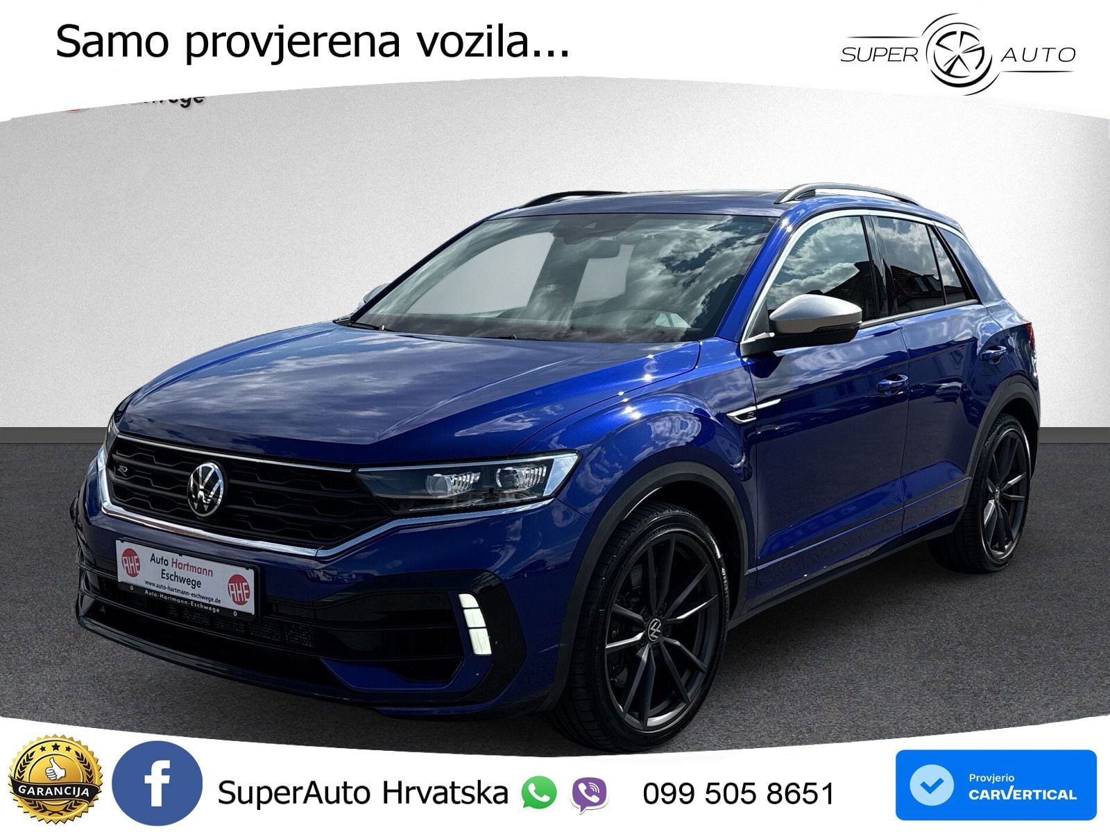 Volkswagen T-Roc R 2.0 TSI (300 KS) OPF 4M DSG LED+GR SJED+ACC