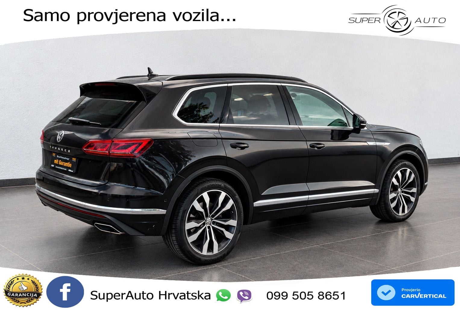 Volkswagen Touareg 3.0 V6 TDI (286 KS) 4MOTION Tiptronic ZRAČNI+ACC+GR SJED+KAM+PANO