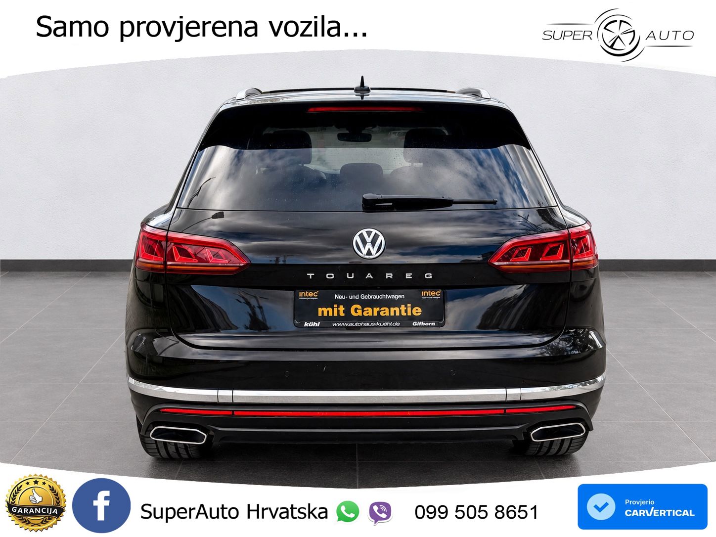 Volkswagen Touareg 3.0 V6 TDI (286 KS) 4MOTION Tiptronic ZRAČNI+ACC+GR SJED+KAM+PANO