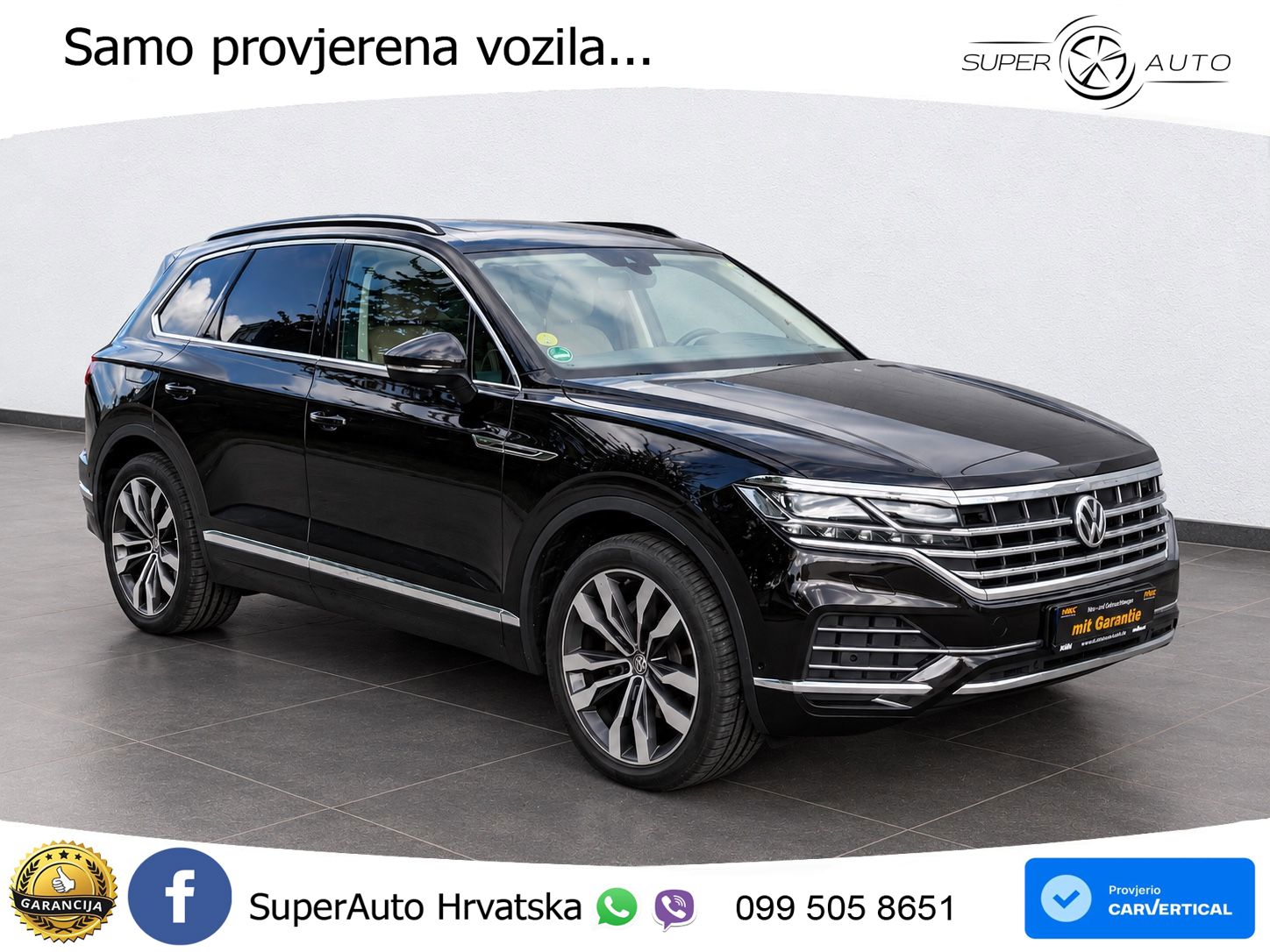 Volkswagen Touareg 3.0 V6 TDI (286 KS) 4MOTION Tiptronic ZRAČNI+ACC+GR SJED+KAM+PANO