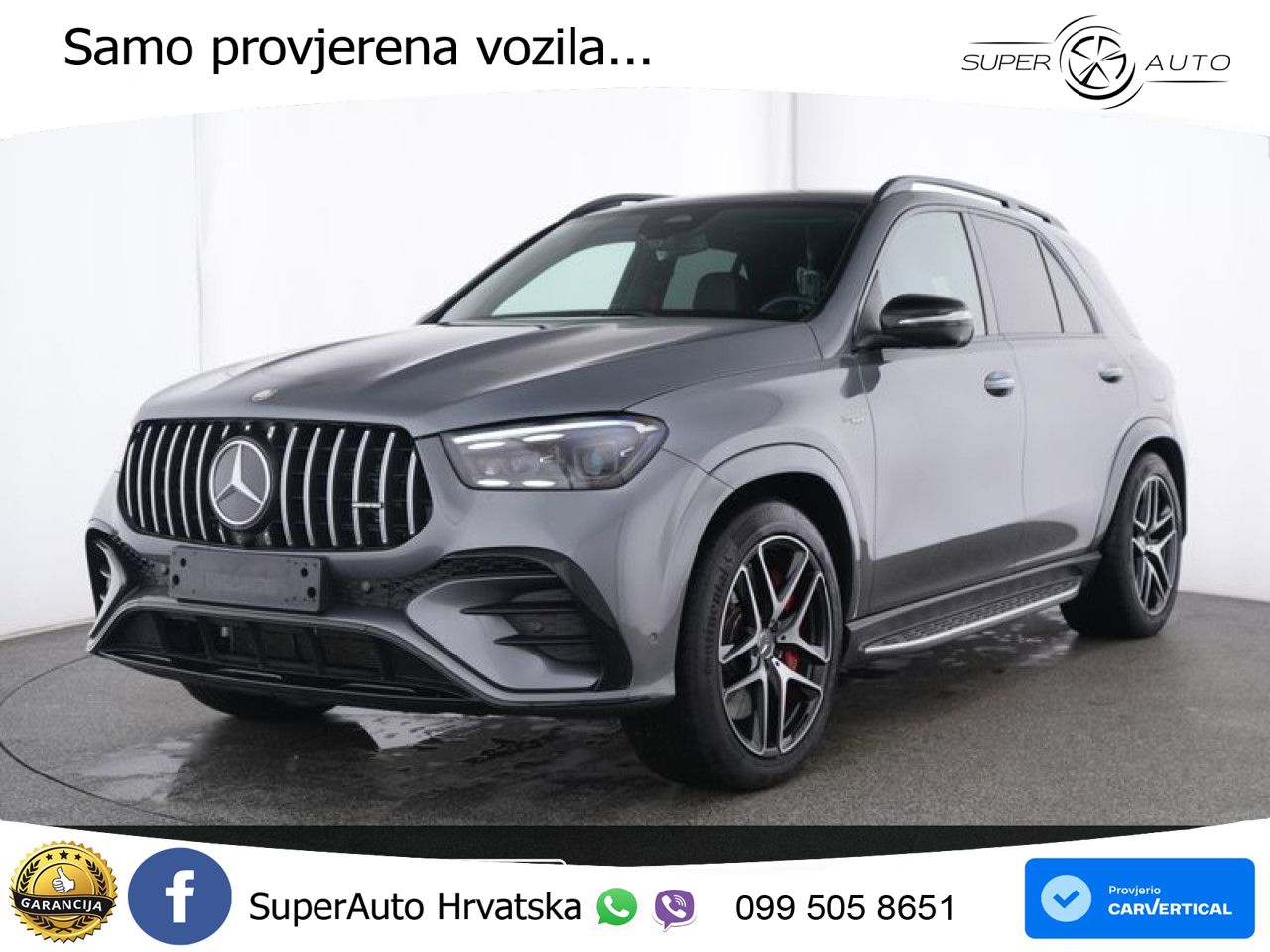 Mercedes AMG GLE 53 (544 KS) Hybrid 4MATIC+ 9G-TRONIC ACC+HEAD+GR SJED+360+PANO