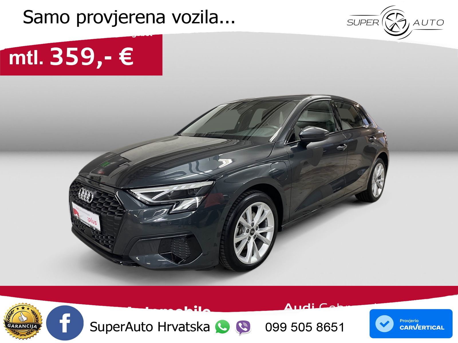Audi A3 40 TFSIe (204 KS) S tronic advanced LED+GR SJED+ACC