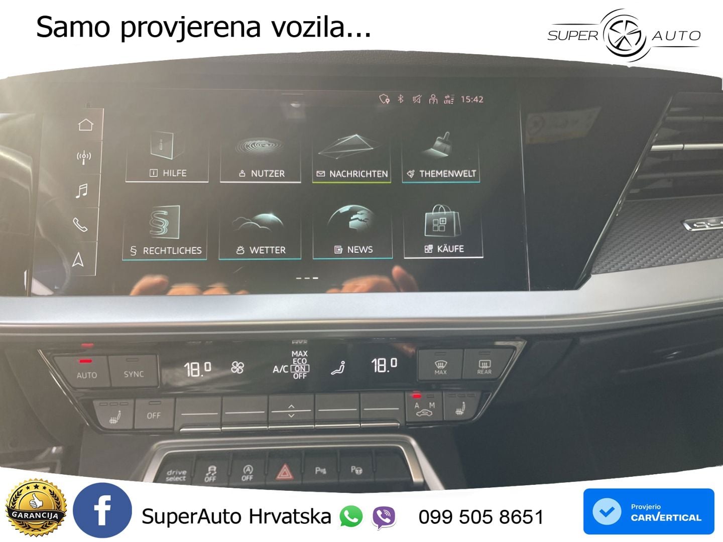 Audi S3 Limuzina 2.0 TFSI (310 KS) quattro S tronic LED+GR SJED+ACC