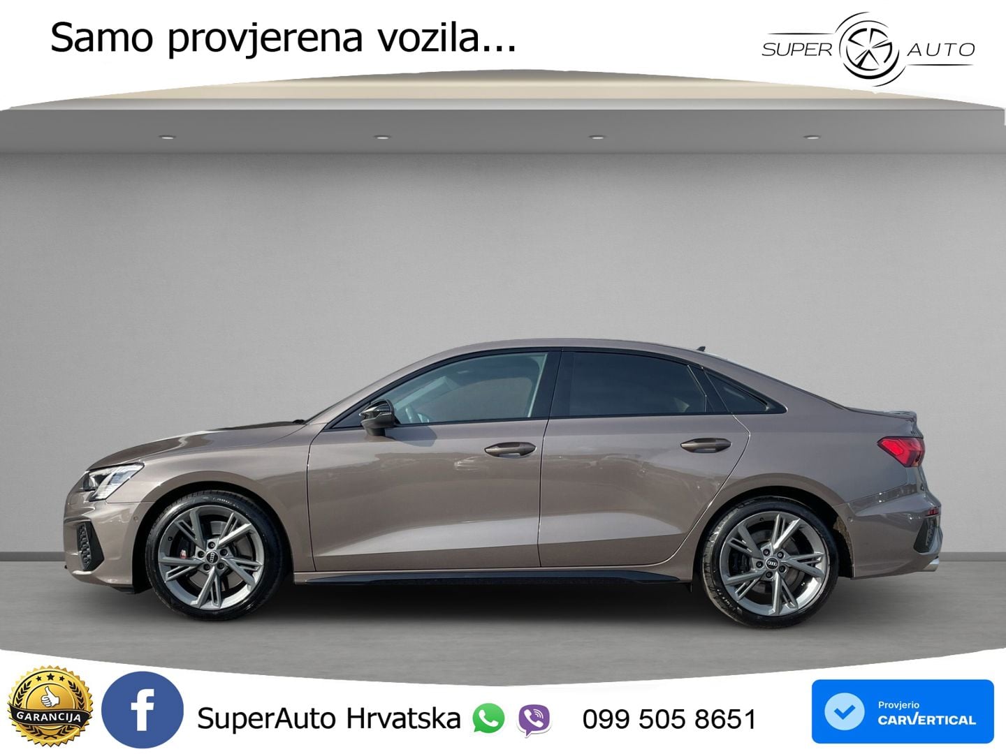 Audi S3 Limuzina 2.0 TFSI (310 KS) quattro S tronic LED+GR SJED+ACC