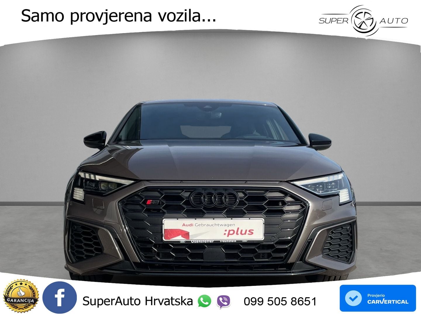 Audi S3 Limuzina 2.0 TFSI (310 KS) quattro S tronic LED+GR SJED+ACC