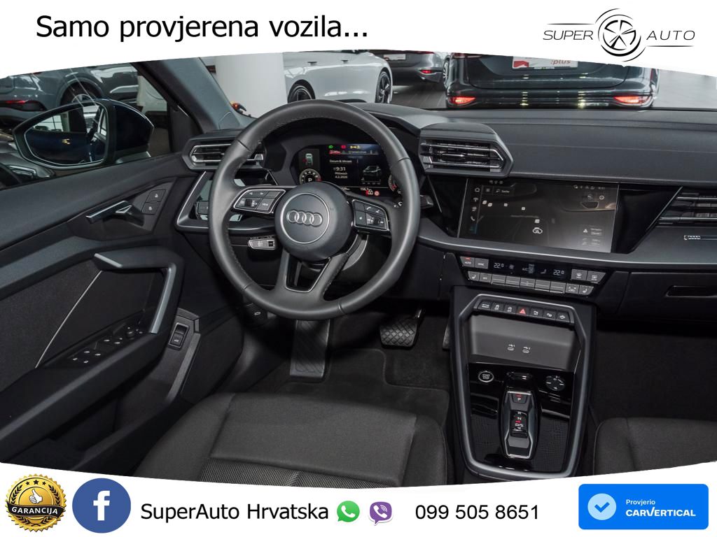 Audi A3 Sportback 30 TFSI (116 KS) Mild Hybrid S tronic LED+GR SJED+ACC