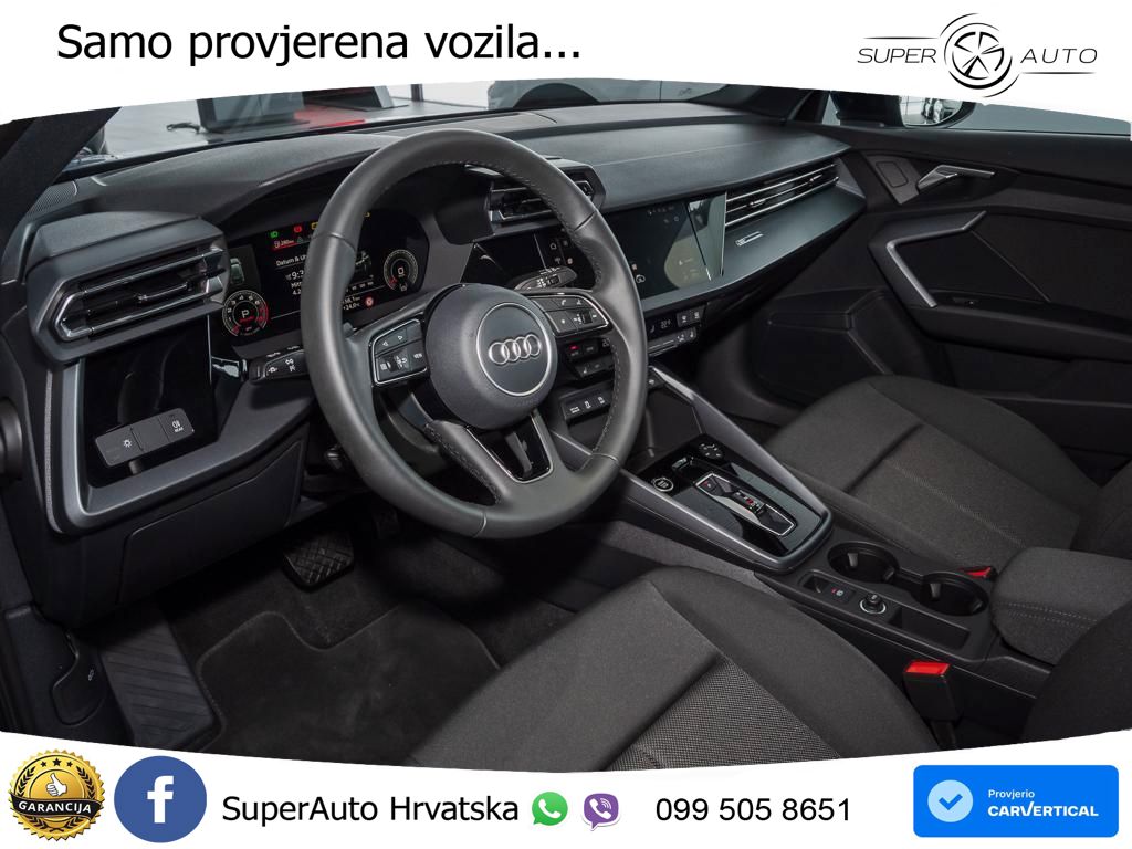 Audi A3 Sportback 30 TFSI (116 KS) Mild Hybrid S tronic LED+GR SJED+ACC