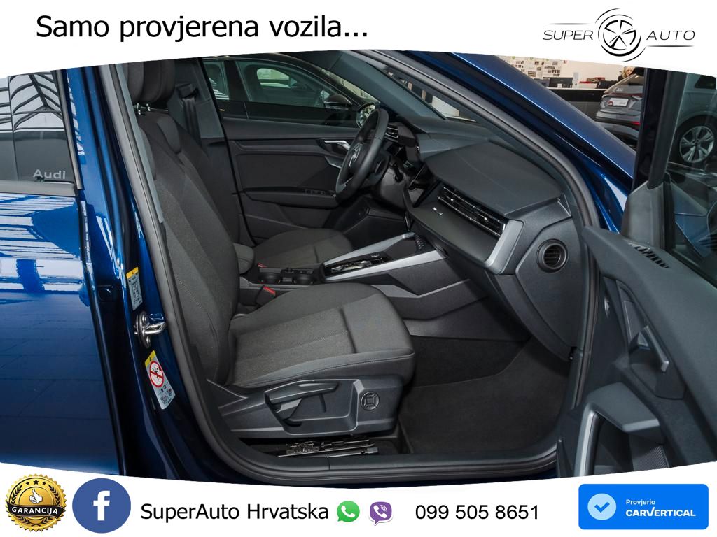 Audi A3 Sportback 30 TFSI (116 KS) Mild Hybrid S tronic LED+GR SJED+ACC