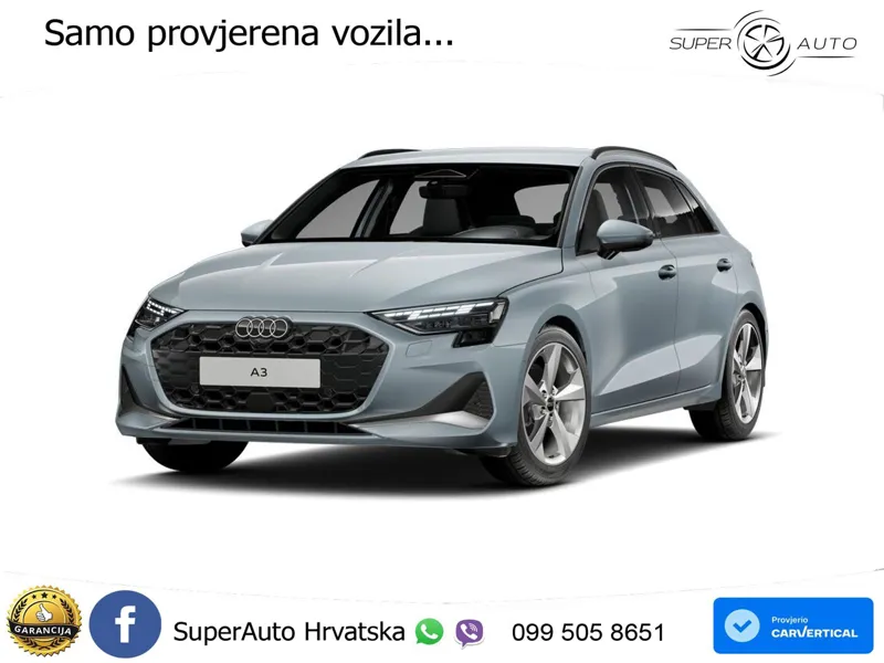 Audi A3 30 TDI (116 KS) advanced LED+GR SJED+ACC