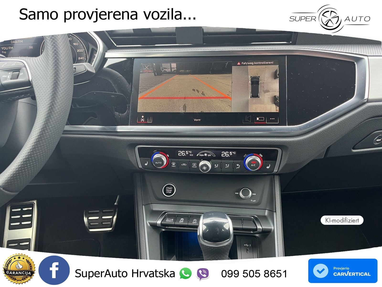 Audi Q3 II Sportback 45 TFSI (245 KS) quattro S tronic S line MATRIX+GR SJED+KAM