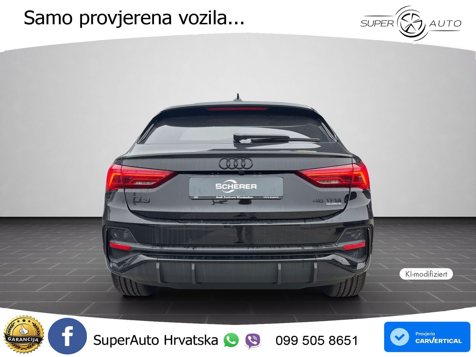 Audi Q3 II Sportback 45 TFSI (245 KS) quattro S tronic S line MATRIX+GR SJED+KAM