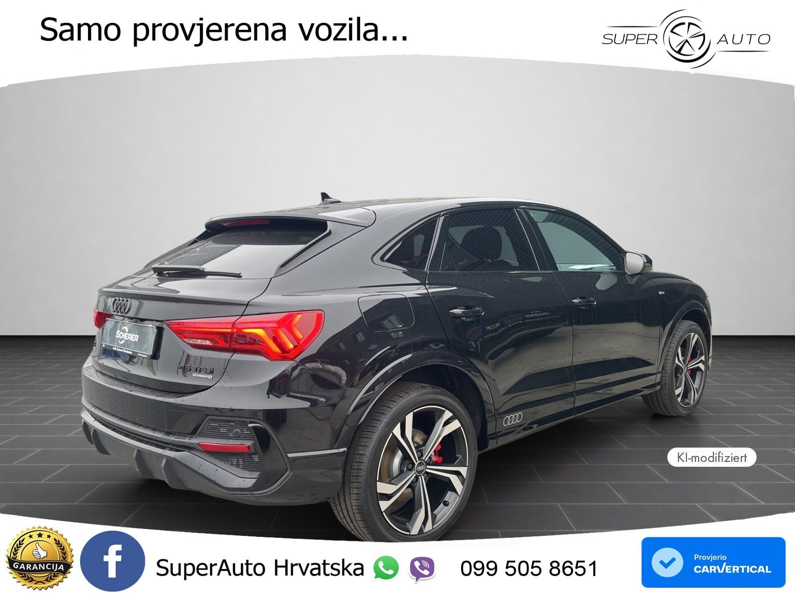 Audi Q3 II Sportback 45 TFSI (245 KS) quattro S tronic S line MATRIX+GR SJED+KAM