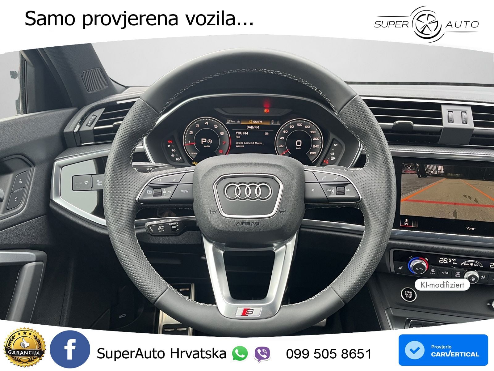 Audi Q3 II Sportback 45 TFSI (245 KS) quattro S tronic S line MATRIX+GR SJED+KAM