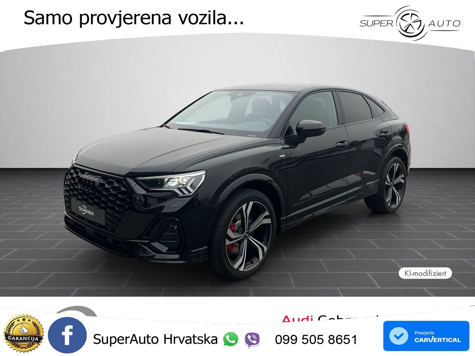 Audi Q3 II Sportback 45 TFSI (245 KS) quattro S tronic S line MATRIX+GR SJED+KAM