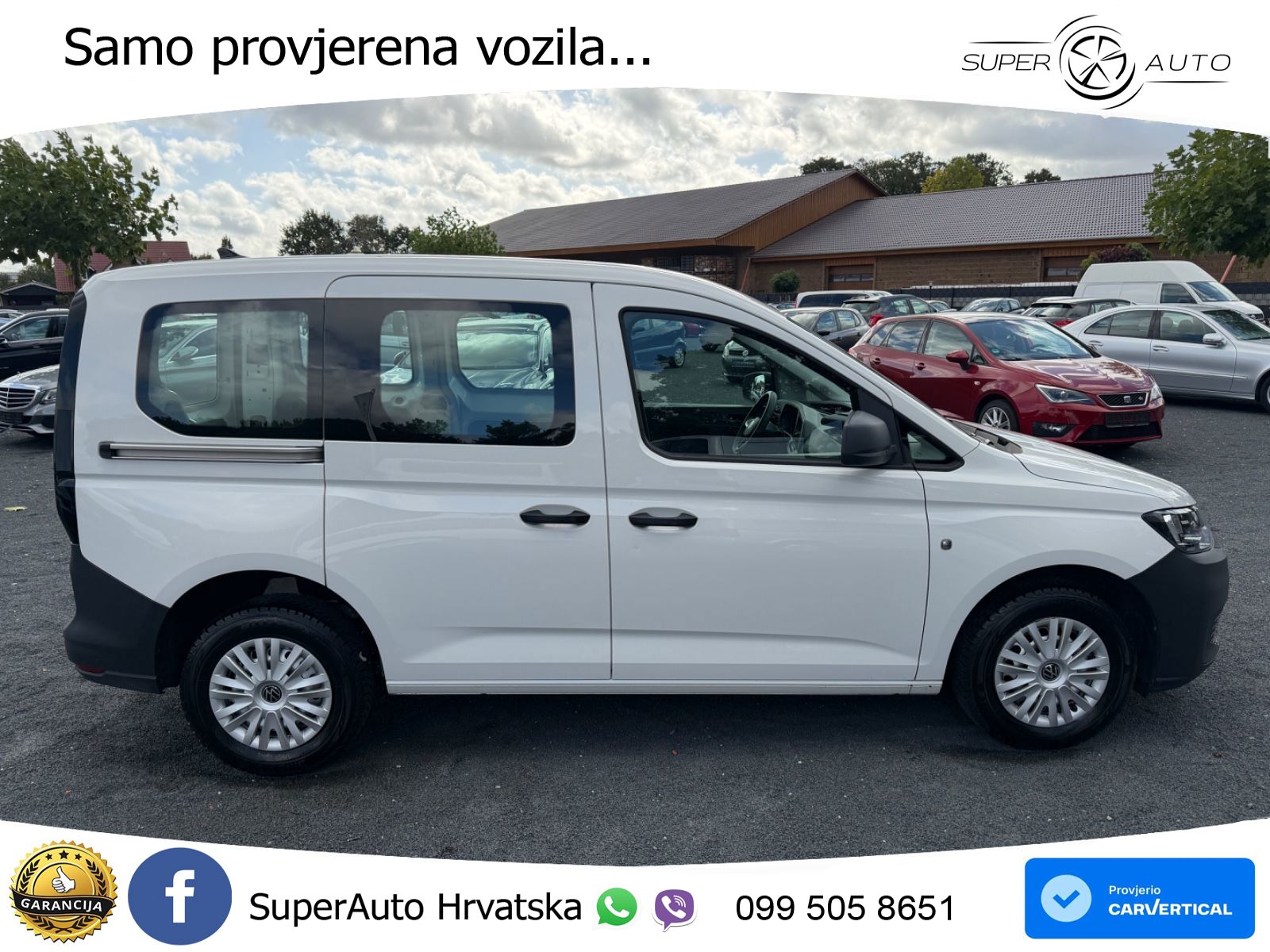 Volkswagen Caddy 2,0TDI Cargo  Navi Klimatr.  Sitzh. 1.Hand 102 KS