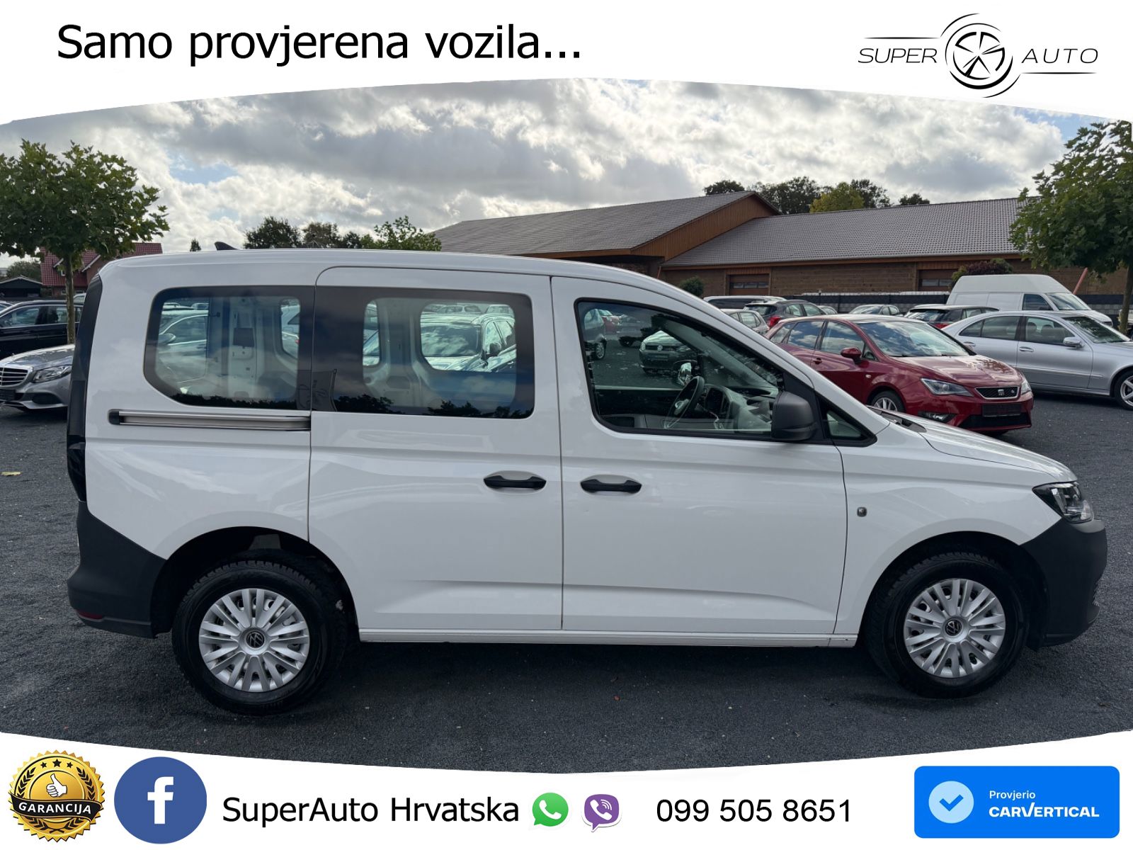 Volkswagen Caddy 2,0TDI Cargo  Navi Klimatr.  Sitzh. 1.Hand 102 KS