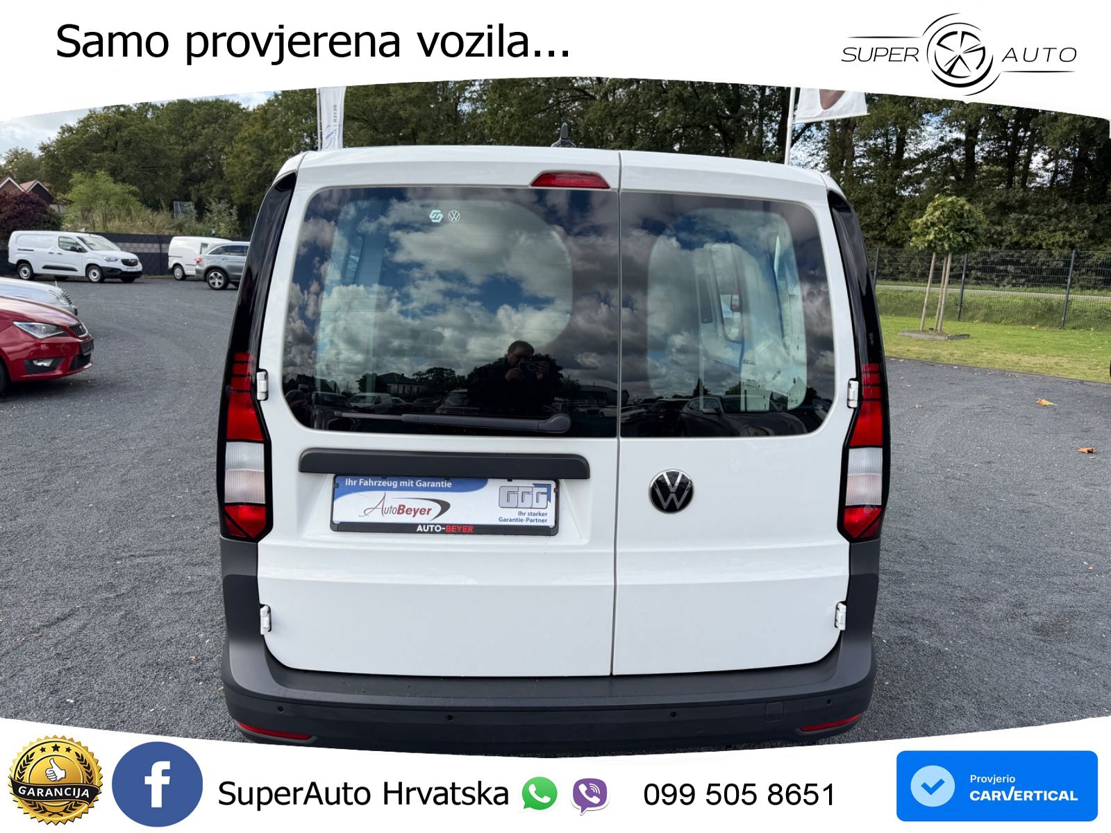 Volkswagen Caddy 2,0TDI Cargo  Navi Klimatr.  Sitzh. 1.Hand 102 KS