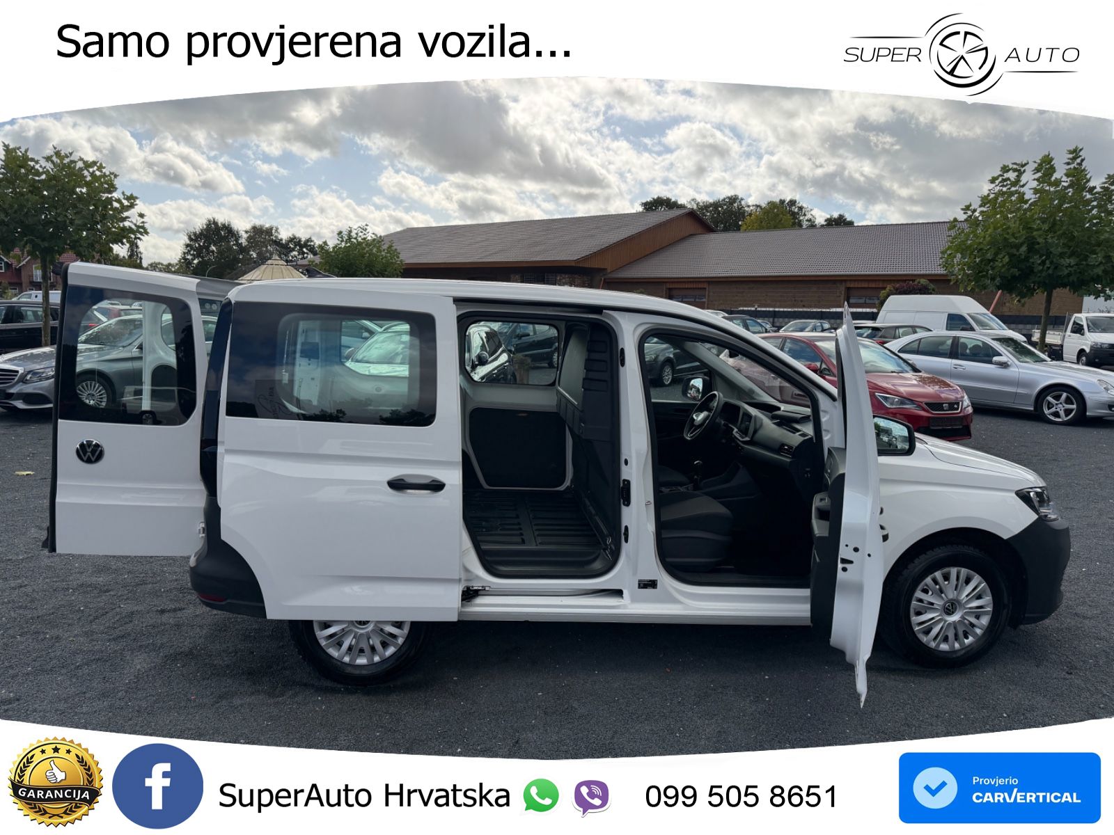 Volkswagen Caddy 2,0TDI Cargo  Navi Klimatr.  Sitzh. 1.Hand 102 KS