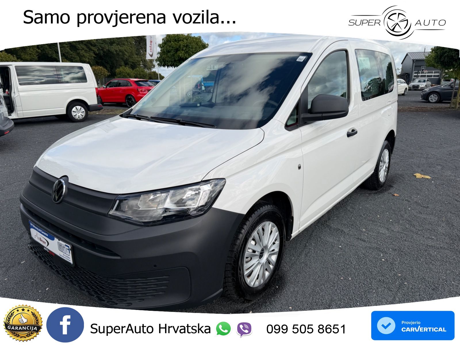Volkswagen Caddy 2,0TDI Cargo  Navi Klimatr.  Sitzh. 1.Hand 102 KS