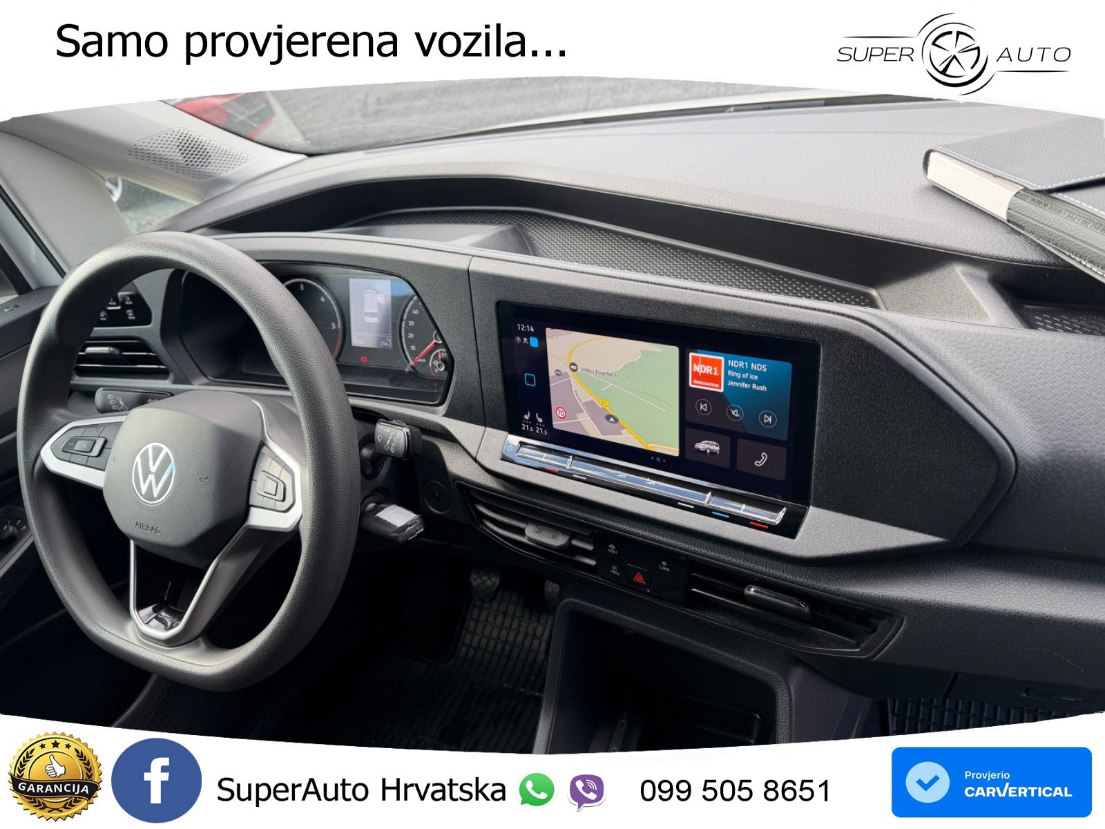 Volkswagen Caddy 2,0TDI Cargo  Navi Klimatr.  Sitzh. 1.Hand 102 KS