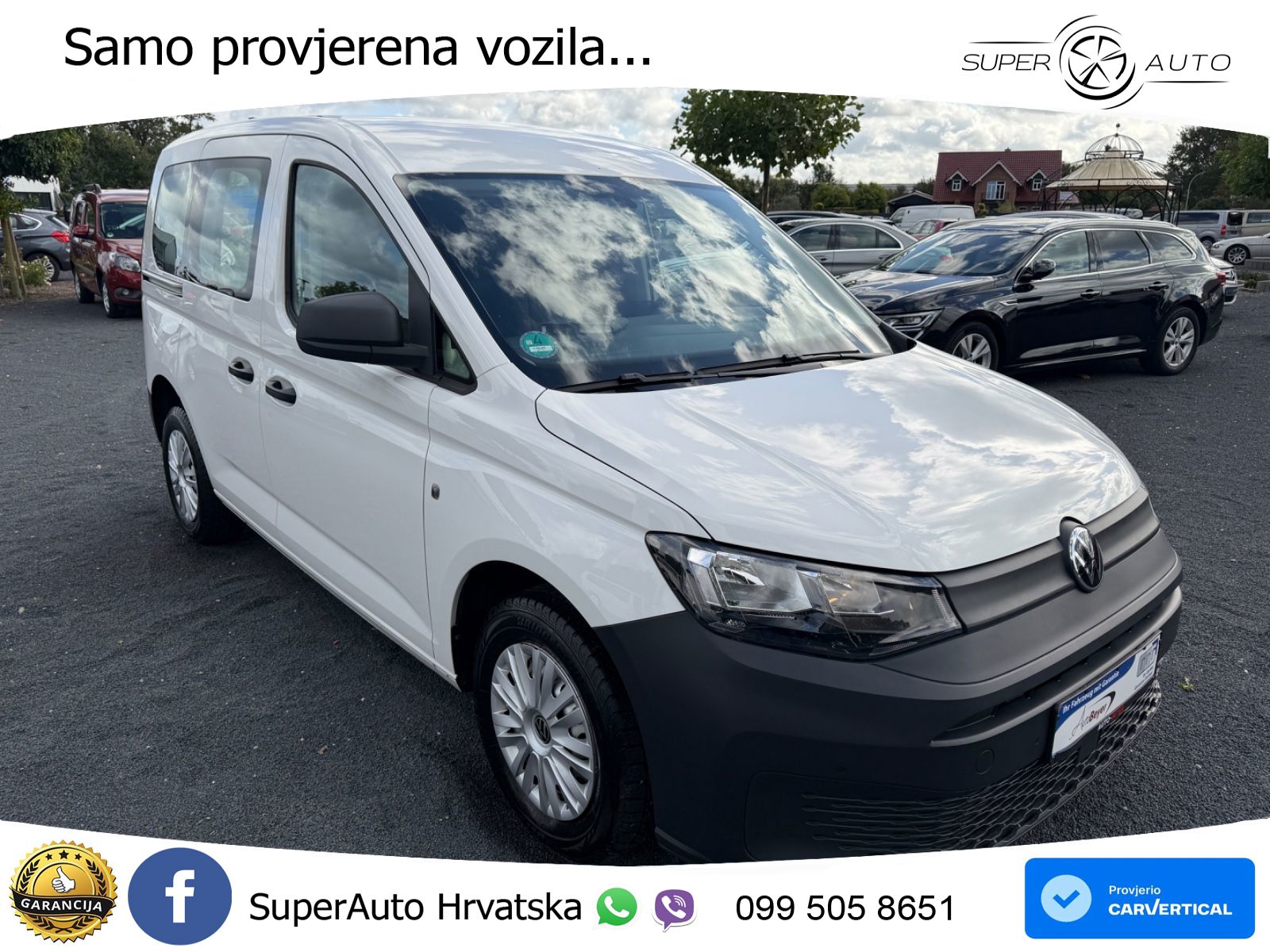Volkswagen Caddy 2,0TDI Cargo  Navi Klimatr.  Sitzh. 1.Hand 102 KS